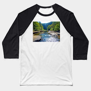 Mountain Stream Baseball T-Shirt